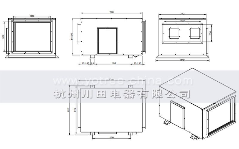 7、YCD-10S  吊顶除湿机 安装尺寸图.jpg